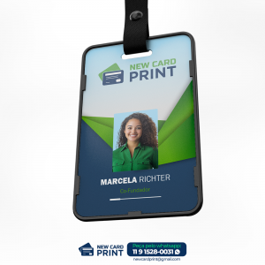 Crachás de PVC Personalizado PVC 0,76mm 5,4 x 8,6 cm Cores: 4×0 (Colorido)   
